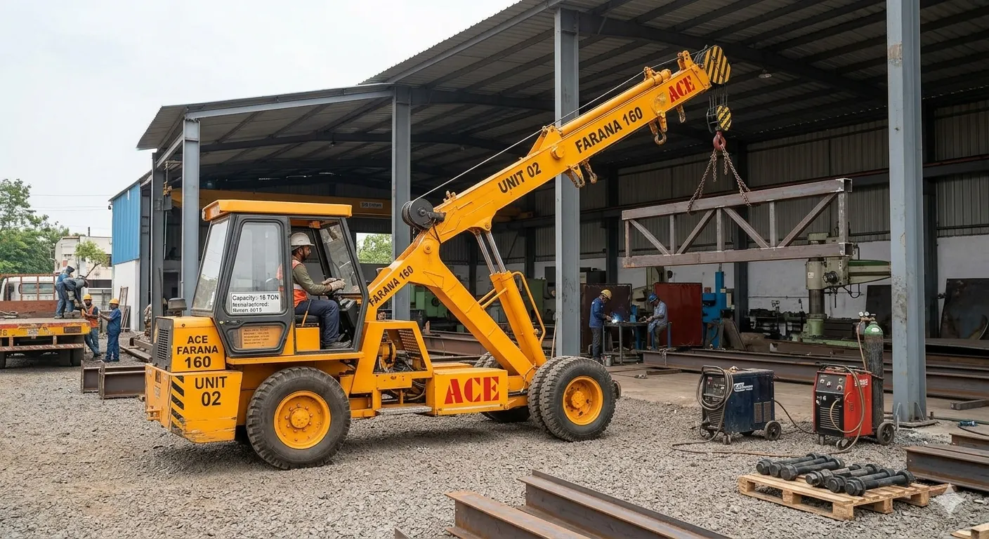 ACE Farana 160 16-ton pick and carry crane for industrial lifting